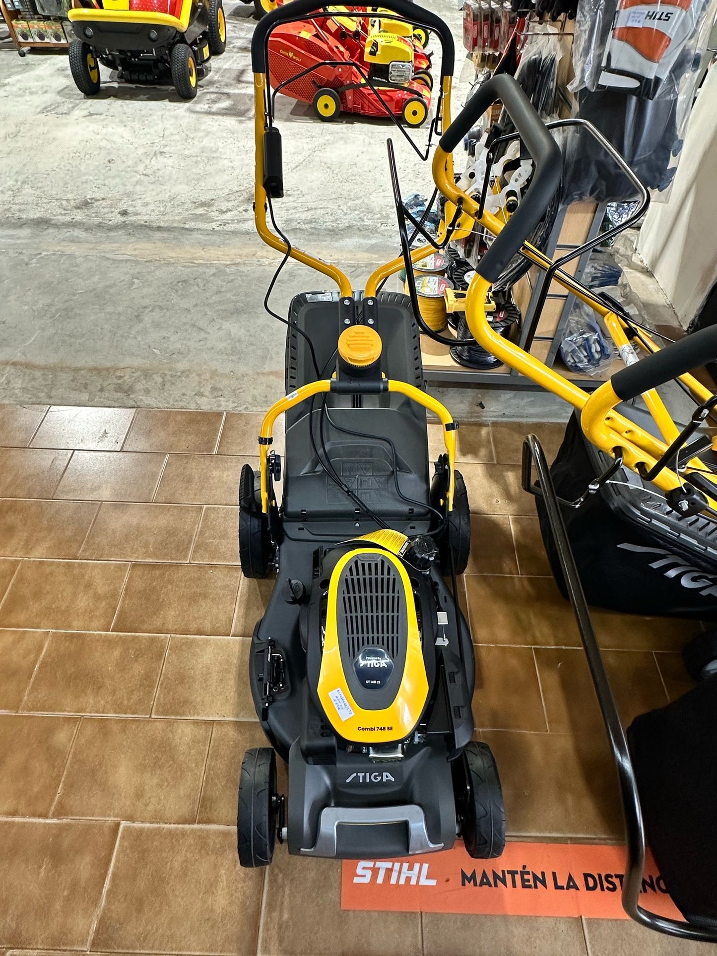 CORTACÉSPED GASOLINA COMBI 748 SE (ENCENCIDO BATERÍA)