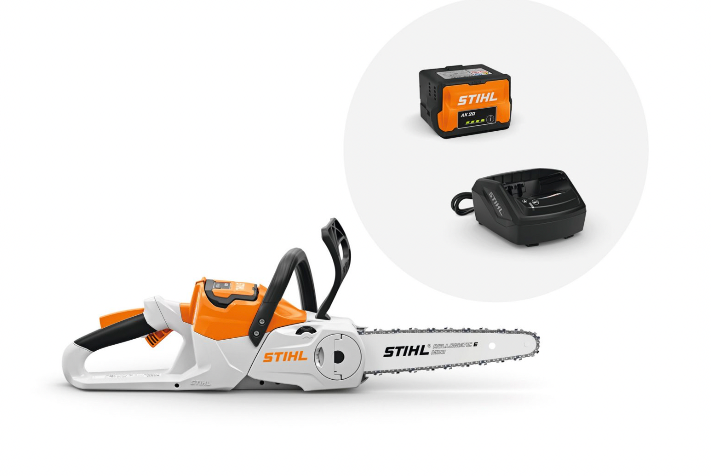 MOTOSIERRA BATERÍA MSA 60 C-B con batería AK 20 y cargador AL 101