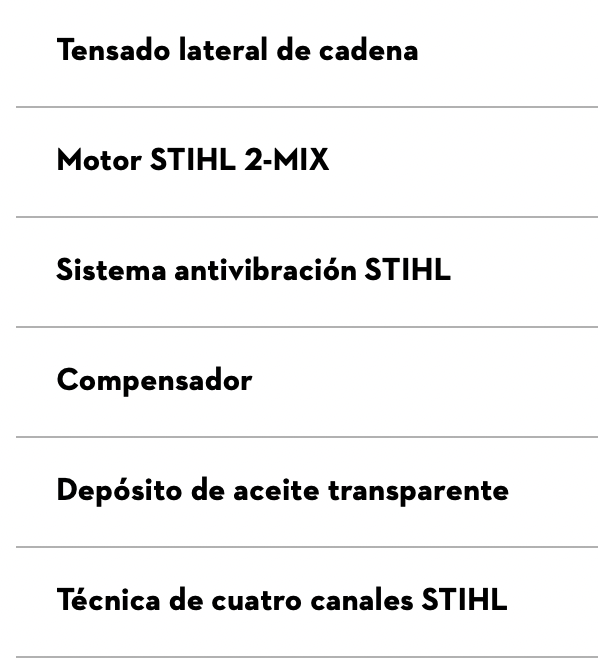 MOTOSIERRA MS 172,3/8" PM3 DE ESPADA DE HASTA 35 CM
