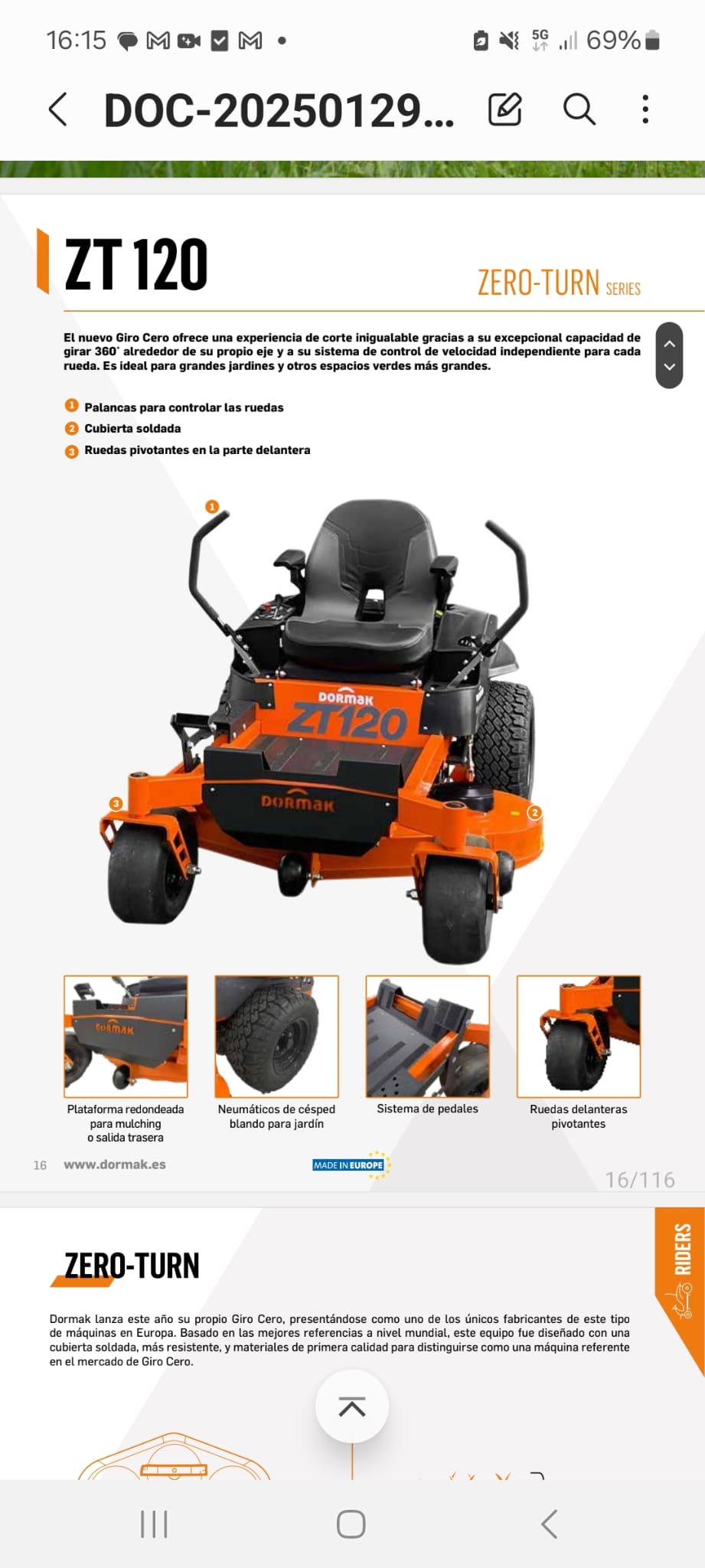 GIRO CERO DORMAK ZT 120