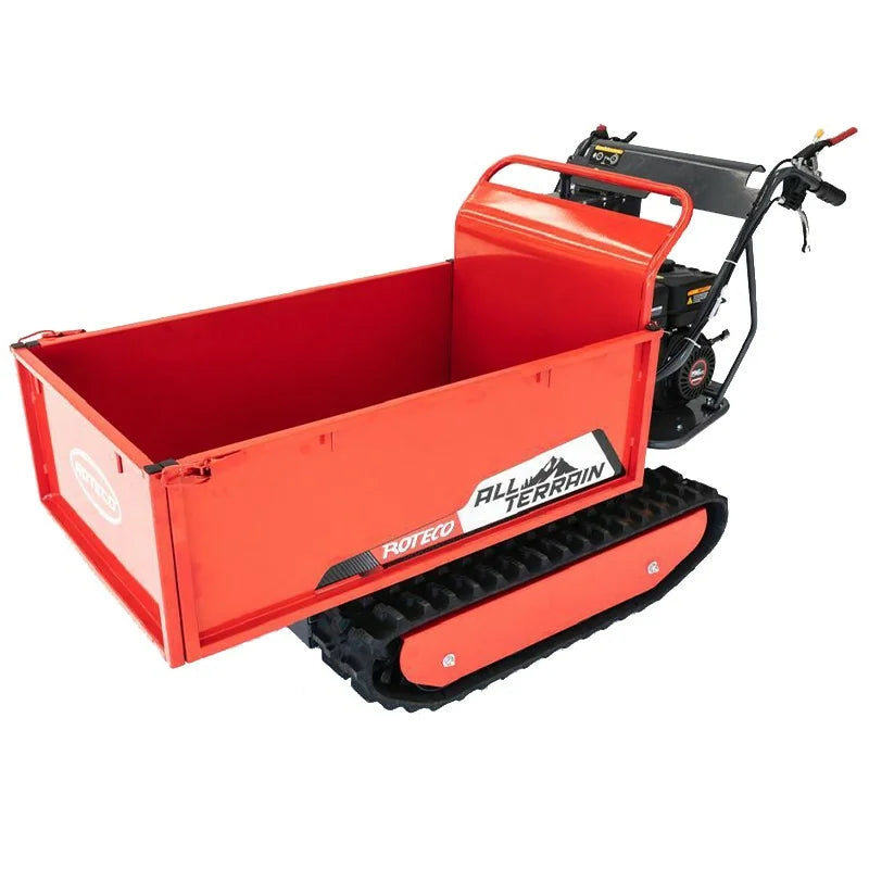 CARRETILLA DE ORUGAS ROTECO DUMPER CON PACK REGALO (BOTAS Y PROTECTOR OIDOS)