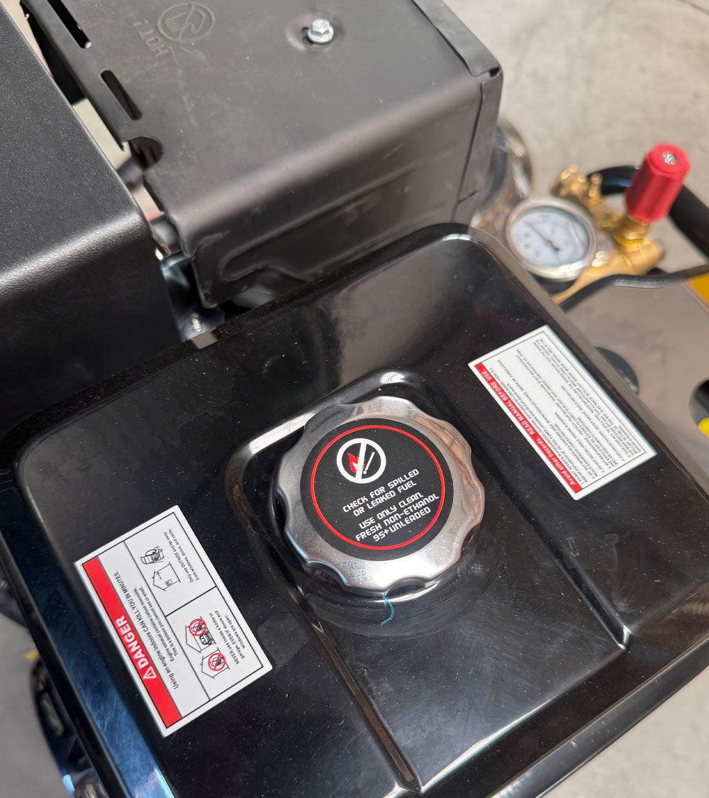 Hidrolimpiadora gasolina Roteco LB 250 A — 15 HP 18l/min 250 bar