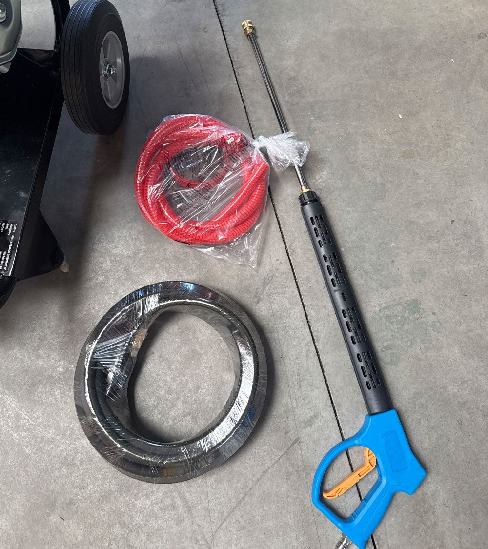 Hidrolimpiadora gasolina Roteco LB 250 A — 15 HP 18l/min 250 bar