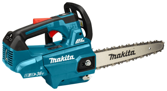 Makita DUC256CZ 2 x 18 voltios Tophandle Motosierra 25 cm excl. baterías y cargador