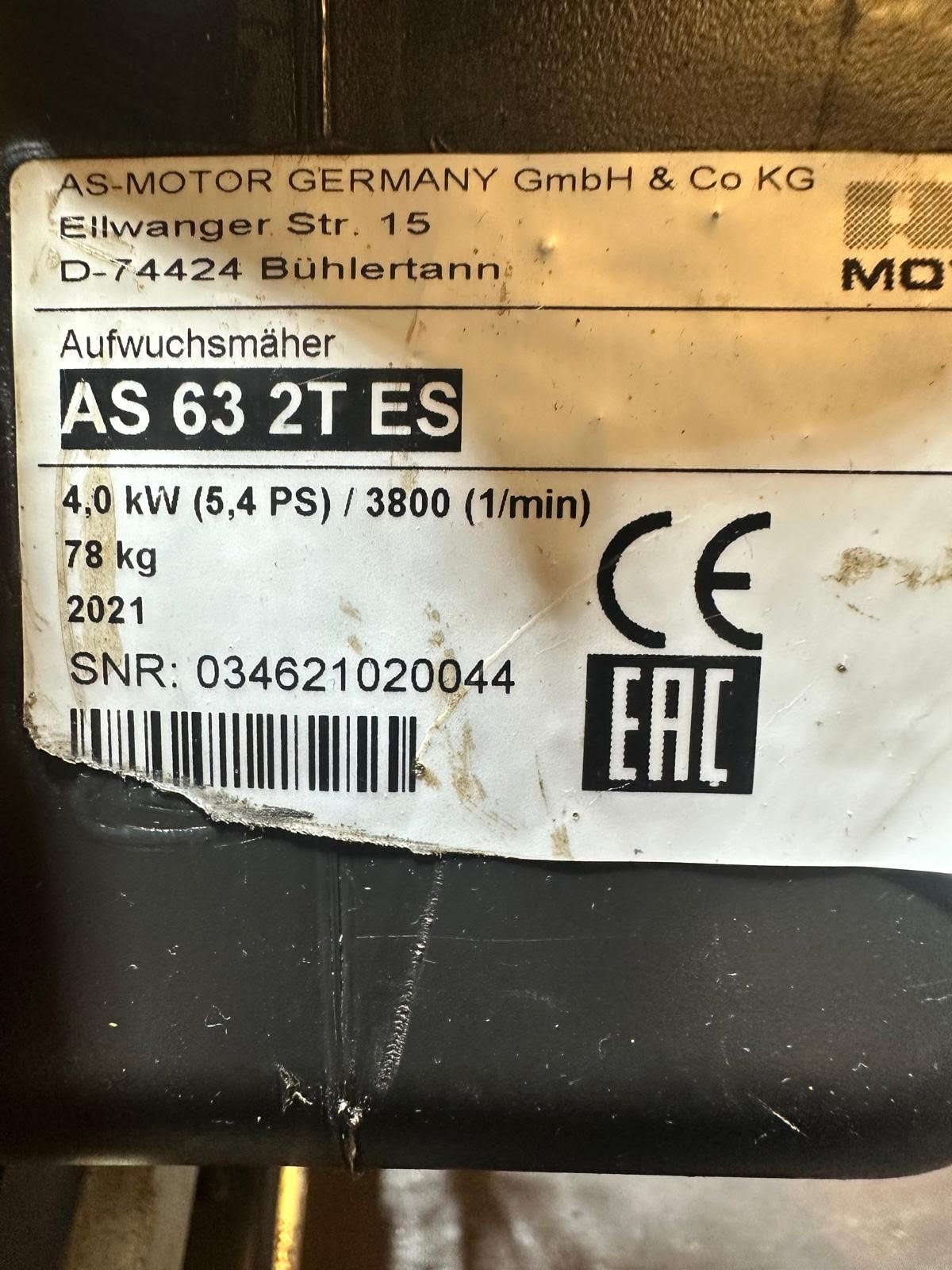 DESBROZADORA AS MOTOR 63 2T ES